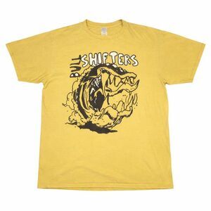 Left 4 Dead Bull Shifters T Shirt XL Zombie Game Graphic Tee Yellow